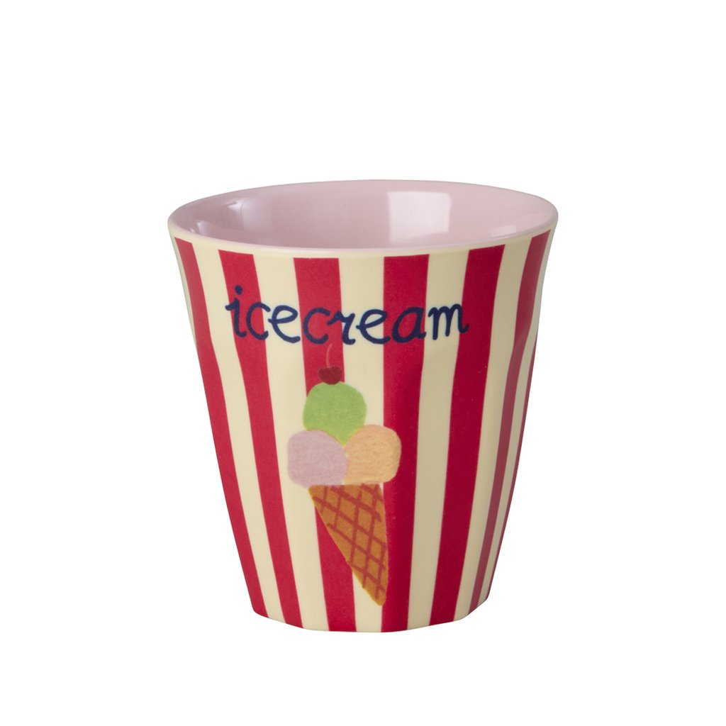 Rice Melamin Kleiner Kinderbecher, Icecream Print