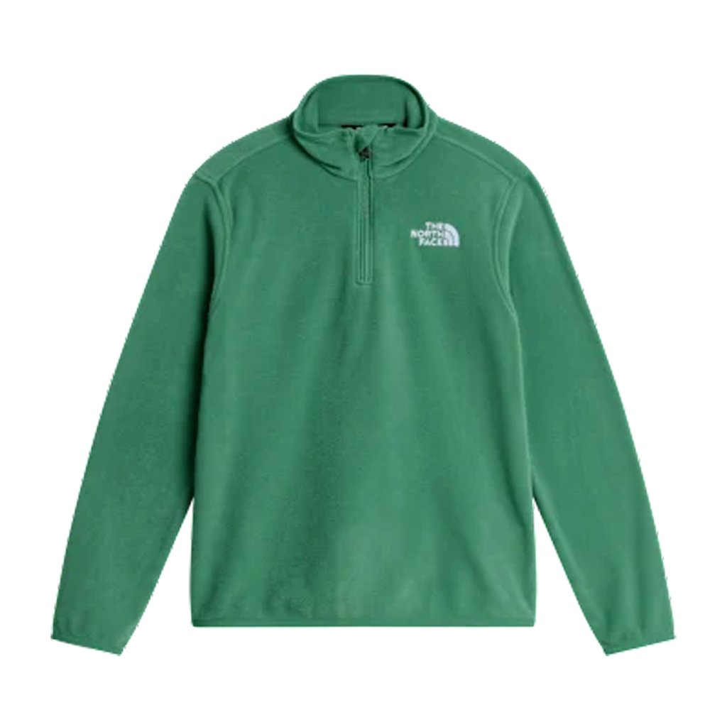 The North Face Pullover Teen Glacier Quarter Zip, Dimmed Algae