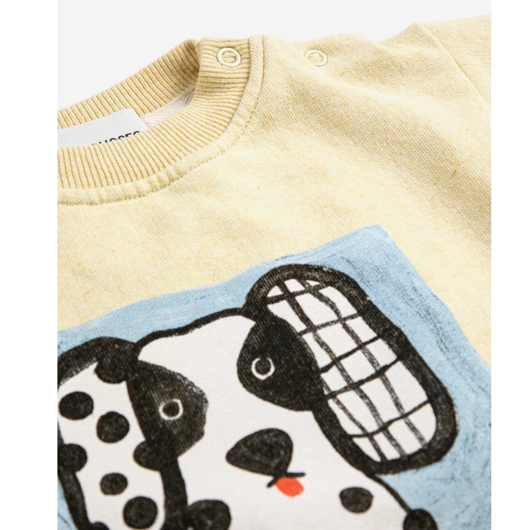 Bobo Choses Sweatshirt Van Dog, yellow 1
