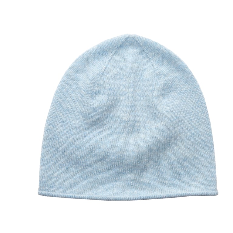 Papa Lobster Kaschmirmütze Kim, hellblau mélange