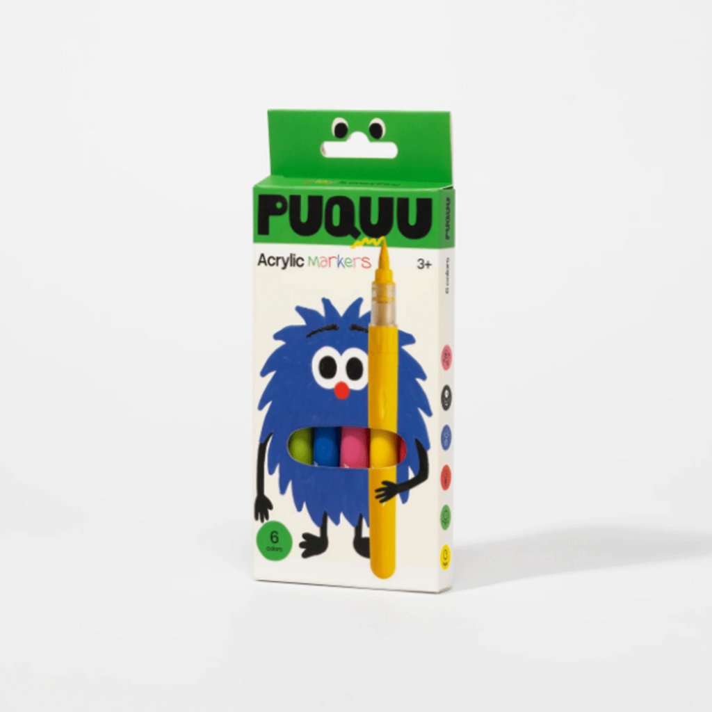 Puquu Acryl Marker, 6 Farben