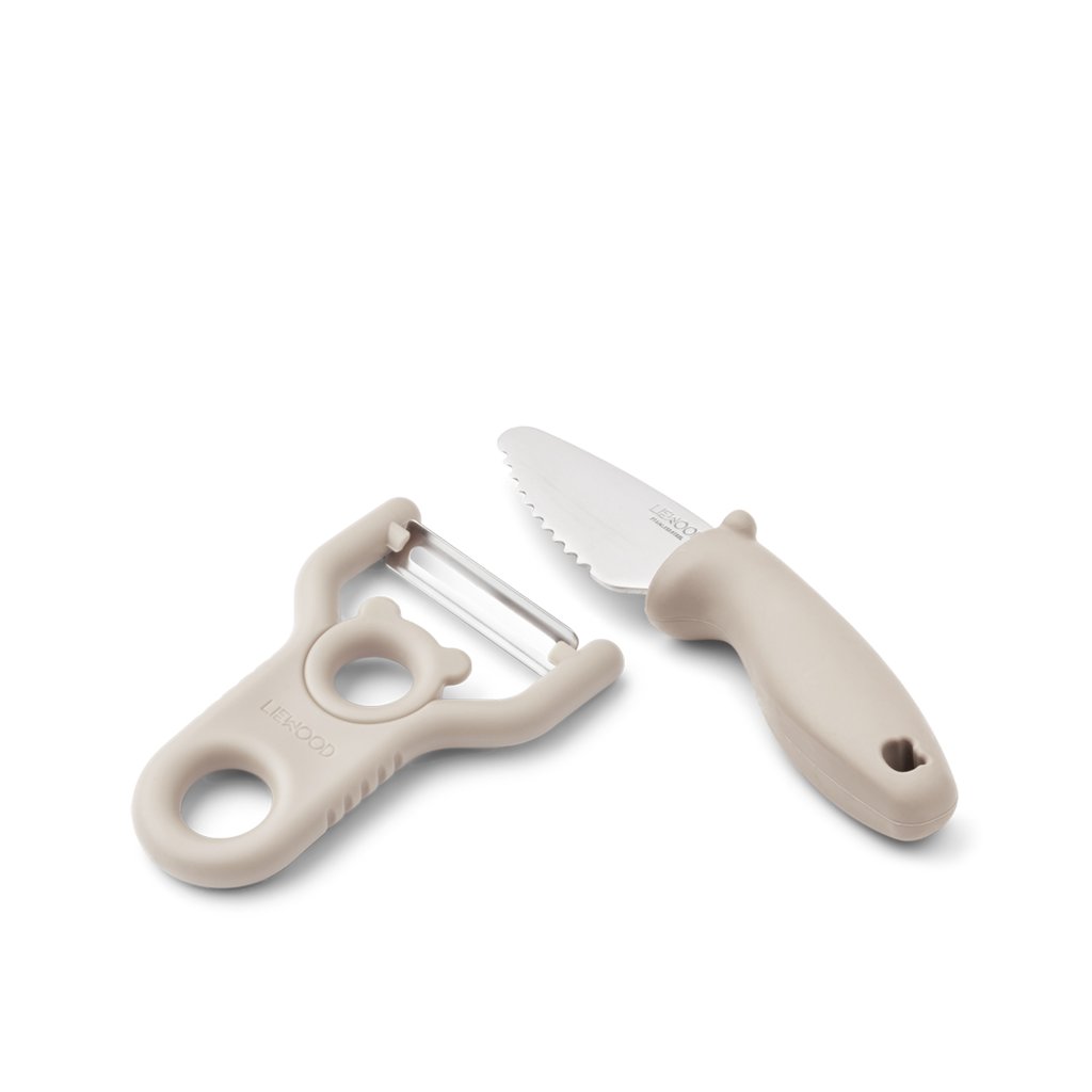 Liewood Schäler & Messer Set Pertense, Sandy