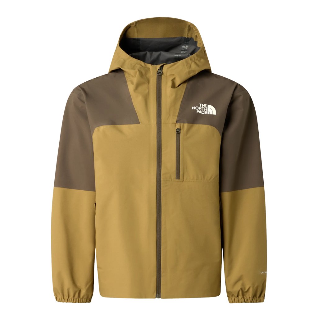 The North Face Klein verpackbare Wander-Shelljacke, new taupe green/cedar
