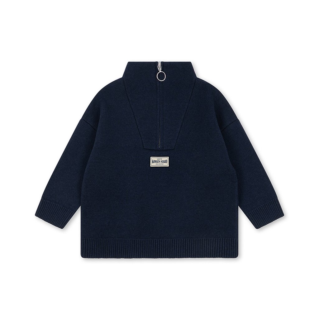 Konges Sløjd Half-Zip Pullover, Total Eclipse