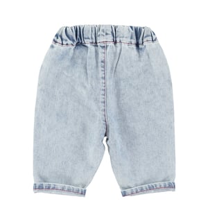 Piupiuchick Baby Jeanshose, blue light denim 1