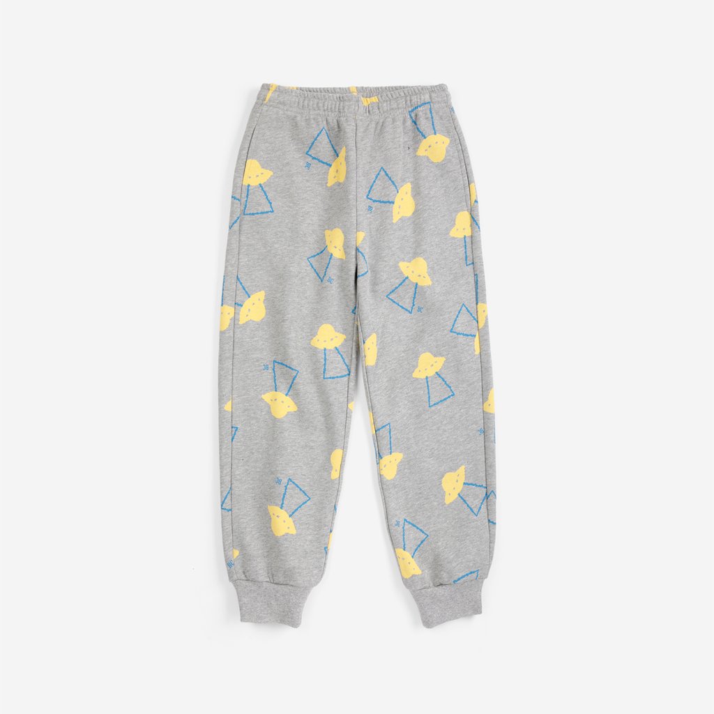 Bobo Choses Jogginghose Pixel Abduction, light heather grey