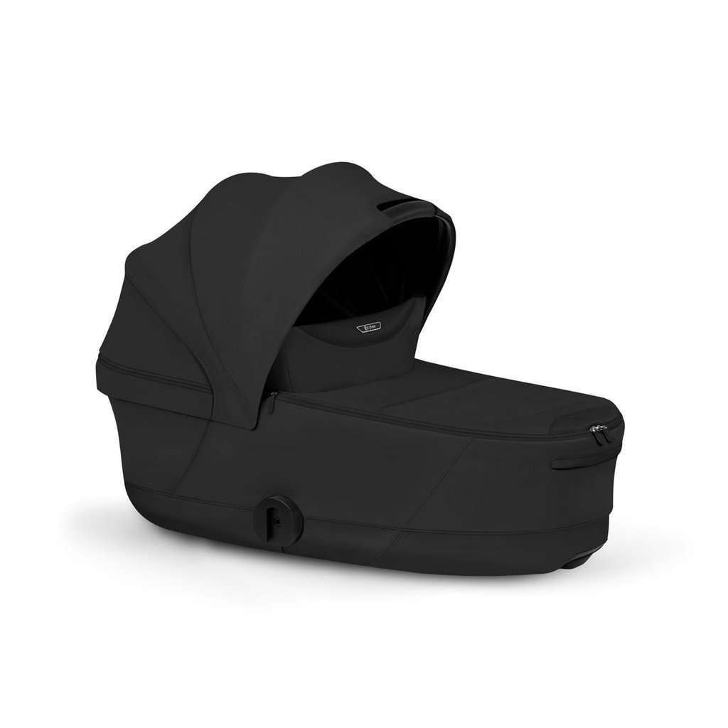 Cybex Priam Fold Lux Carry Cot - Style Collection Sepia Black