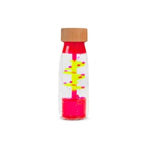 Petit Boum Sensorikspielzeug Move Bottle Spiral Pink
