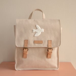 Nanami Rucksack Stripes Bird