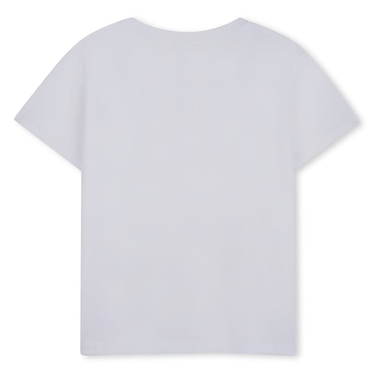 Billieblush T-Shirt mit Pailletten-Illustration, white 1