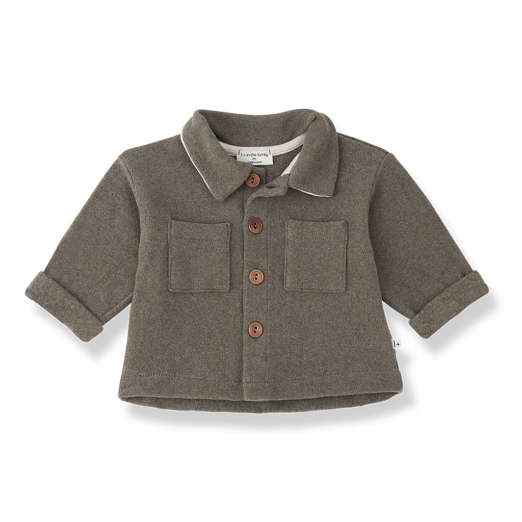 1+ in the family Hemd TRENTO , dark-taupe