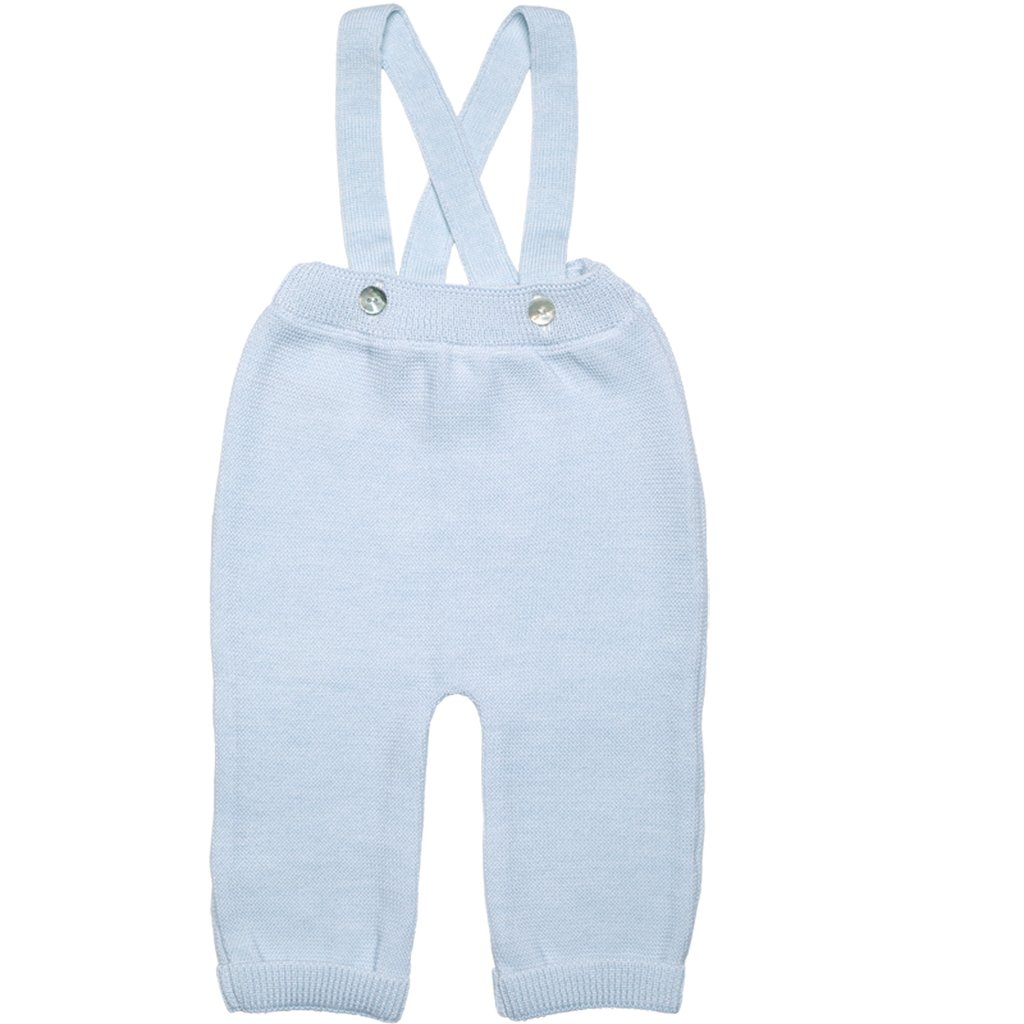 Frilo Trägerhose Merinowolle, hellblau