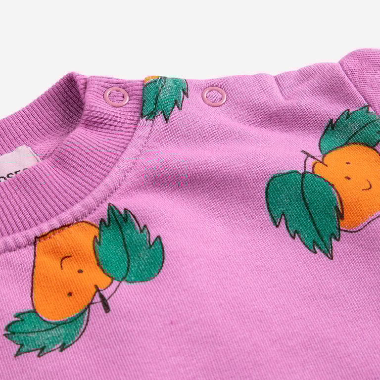 Bobo Choses Sweatshirt Tangerine all over, fuchsia 1