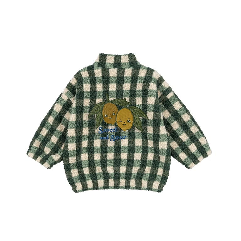 Konges Sløjd Teddyjacke Jody, Green Check