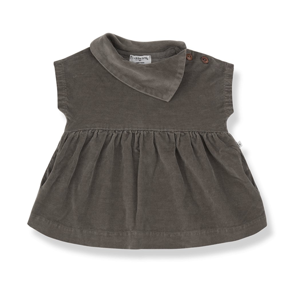 1+ in the family Kleid AOSTA, dark-taupe