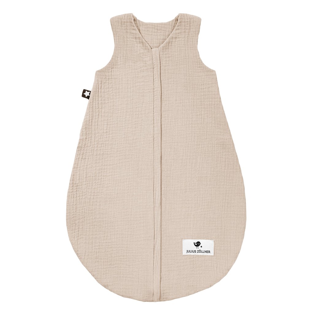 Julius Zöllner Musselin Sommerschlafsack, sand (0,5 TOG)
