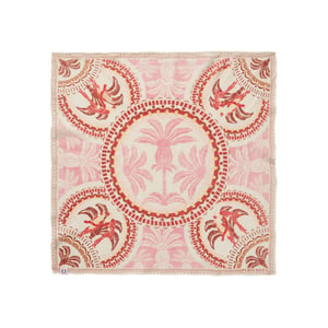 Purschoen Seide Nicki-Tuch Palm Garden Rose-pastell