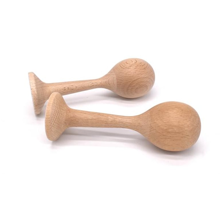Voggenreiter Kleine Holz-Maracas (Paar) 1