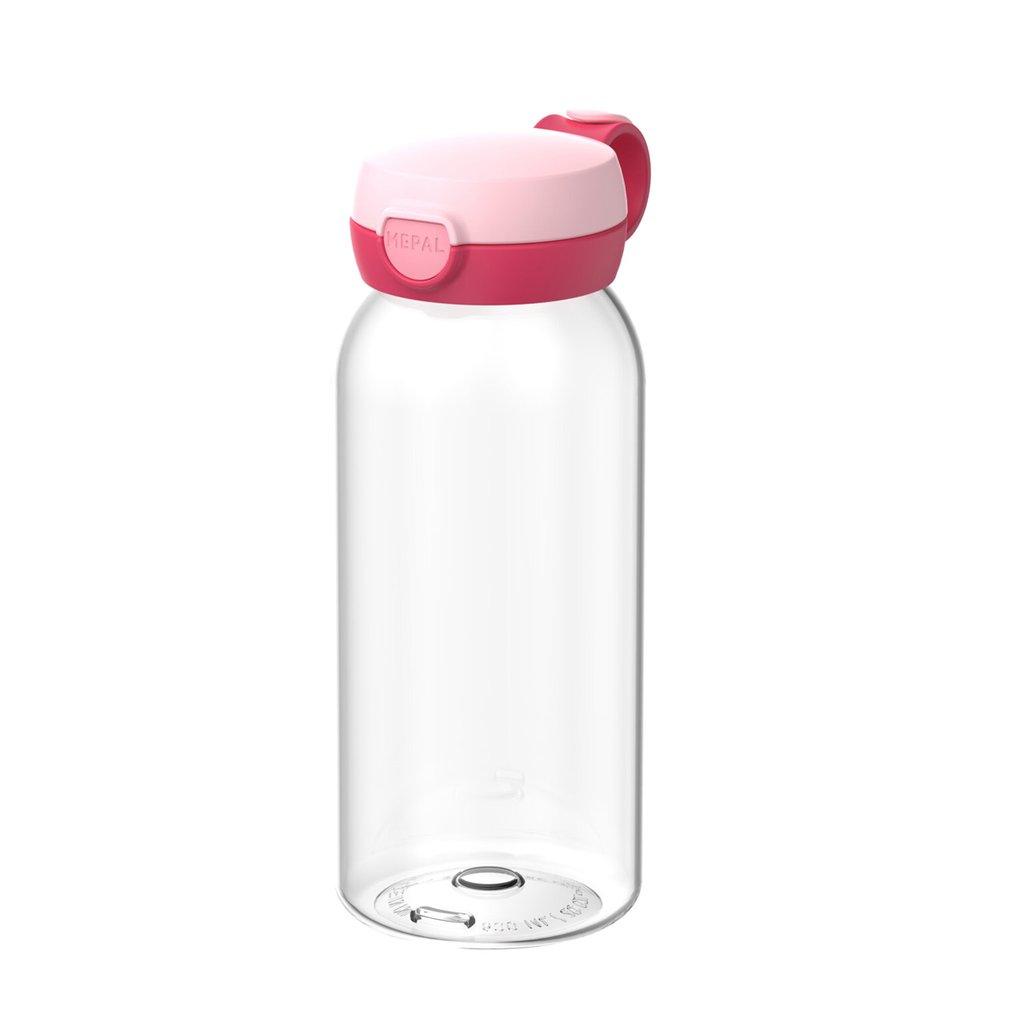 Mepal Trinkflasche Campus mit Klappdeckel 600 ml, cool pink