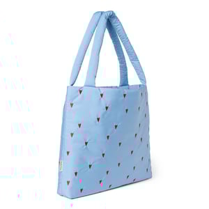 Studio Noos Puffy Mom-bag Light Blue Hearts 1