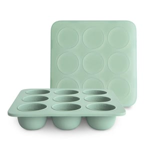 Mushie Baby Food Freezer Tray, Cambridge Blue