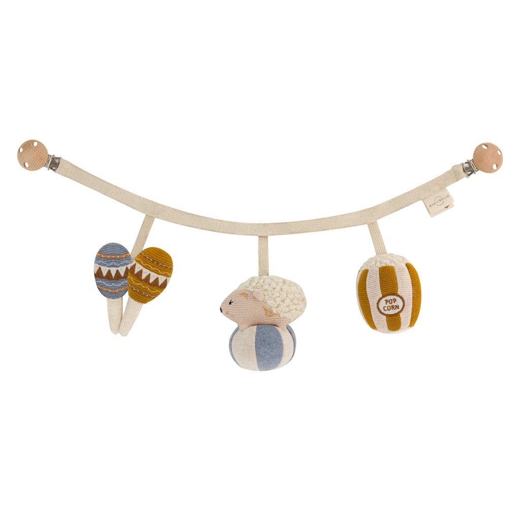 Baby Bello Kinderwagenkette Henny der Igel, Himmelblau