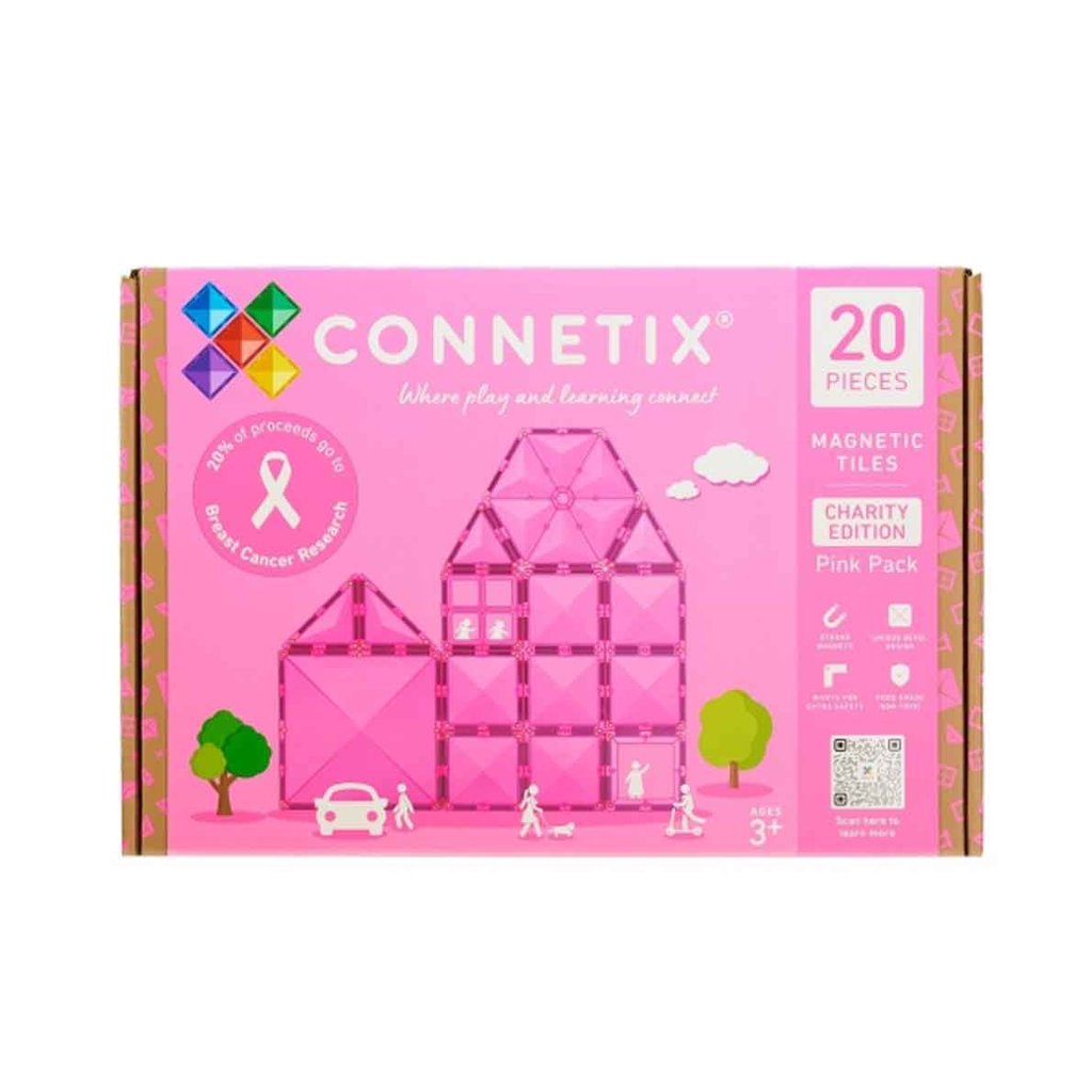 Connetix Magnetbausteine Charity Pack Pink 20 Teile