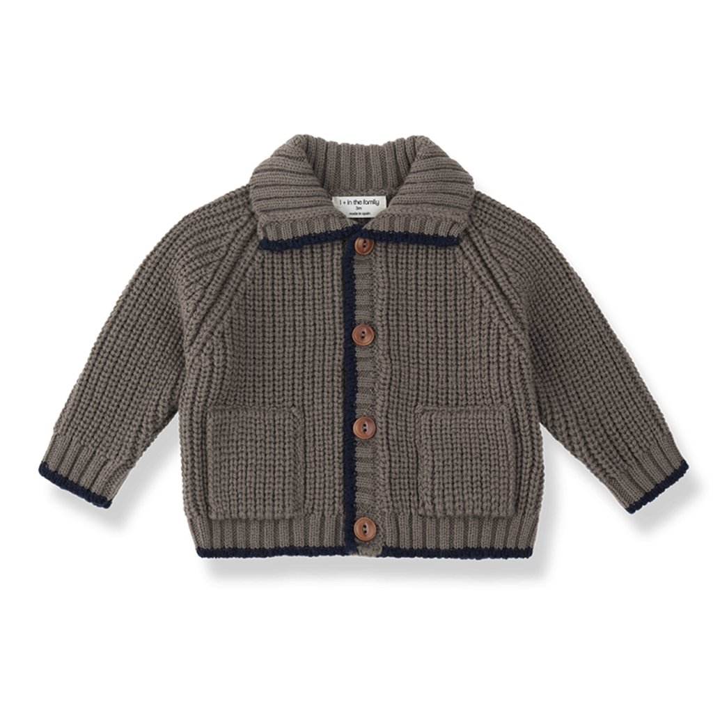 1+ in the family Strickjacke BRESCIA, dark-taupe