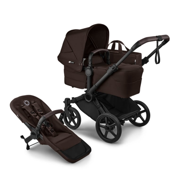 Bugaboo Donkey 6 Mono-Kinderwagen komplett cocoa brown