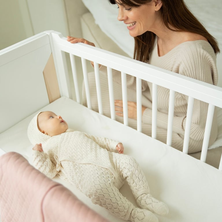 Naolima MoveMi® Musselin Spannbettlaken / Schlafmatratze