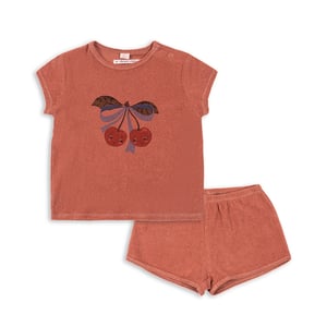 Konges Sløjd Set Itty (T-Shirt & Shorts), Canyon Rose