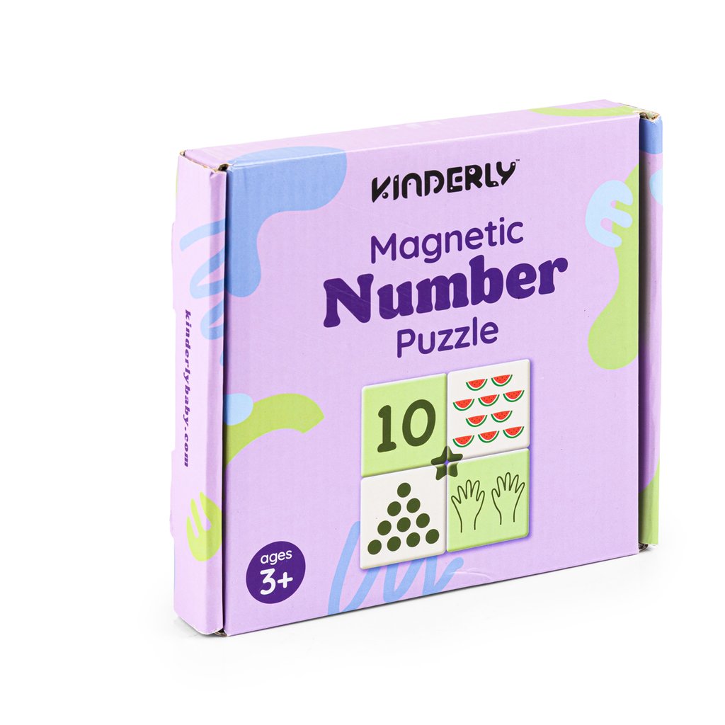 Kinderly Magnetisches Zahlenpuzzle (40-teilig)