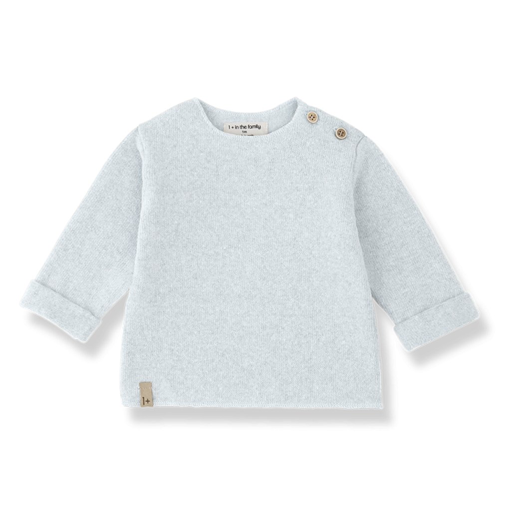 1+ in the family Pullover CARCASSONNE, ciel