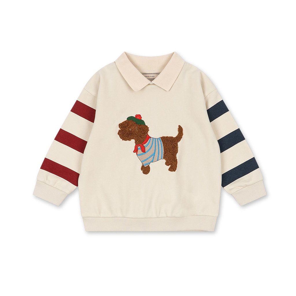 Konges Sløjd Sweatshirt Spotty, Brown Rice