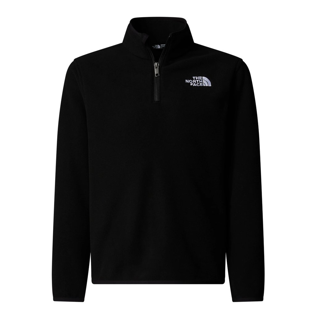 The North Face Pullover Teen Glacier Quarter Zip, Black