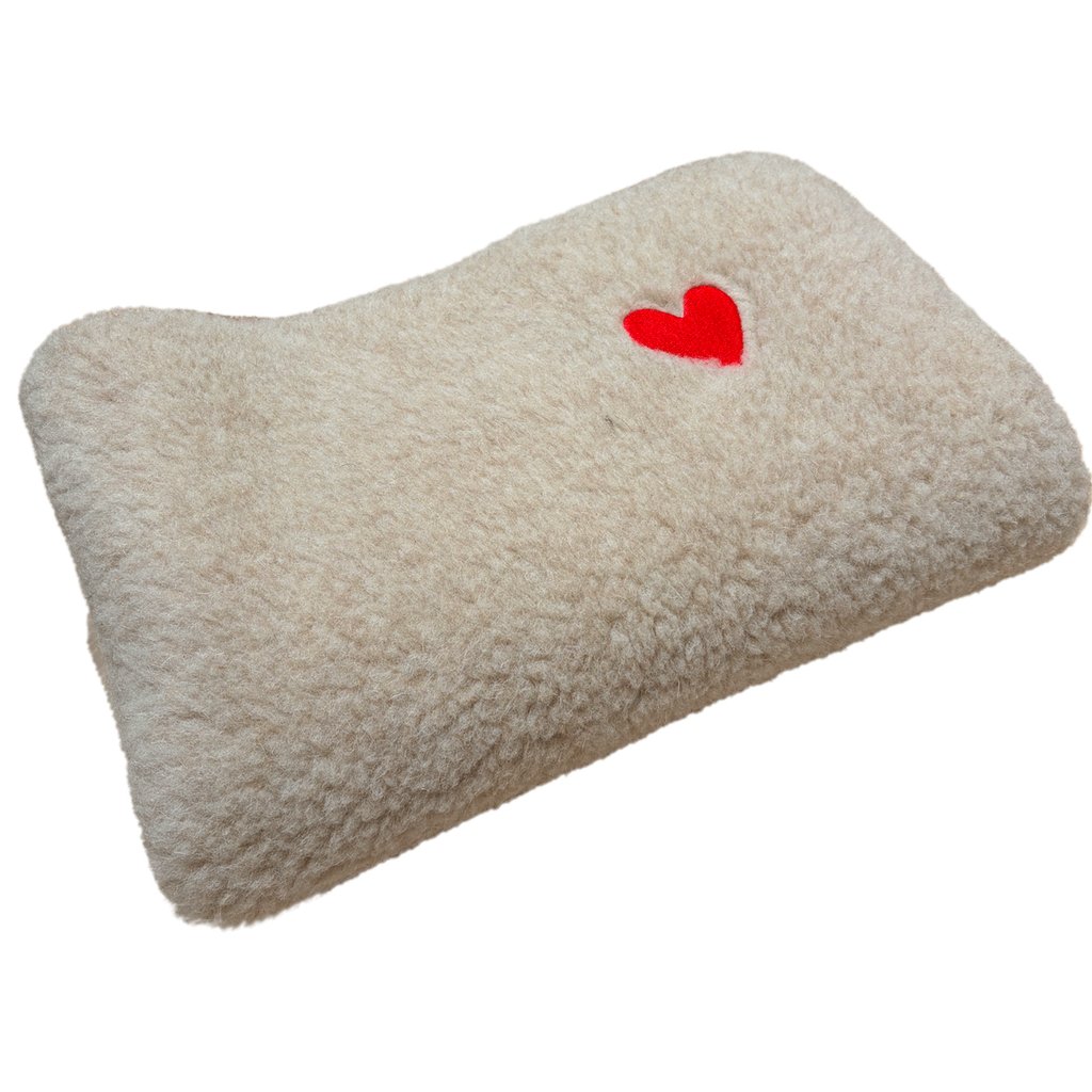 Wollbebi x Baby Kochs Wolldecke Kids Love, beige