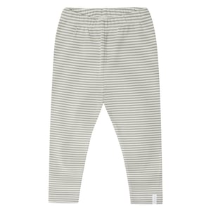 Leevje Jersey Leggings, green stripes