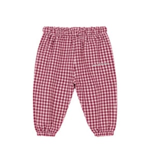 Famvibes Hose Baby Gingham - rot