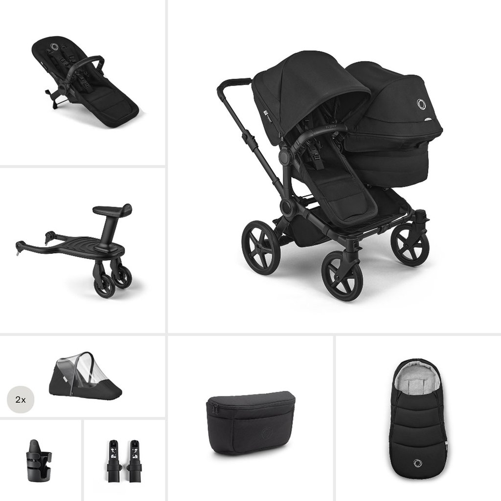 Bugaboo Donkey 6 Double Essential Stroller Bundle