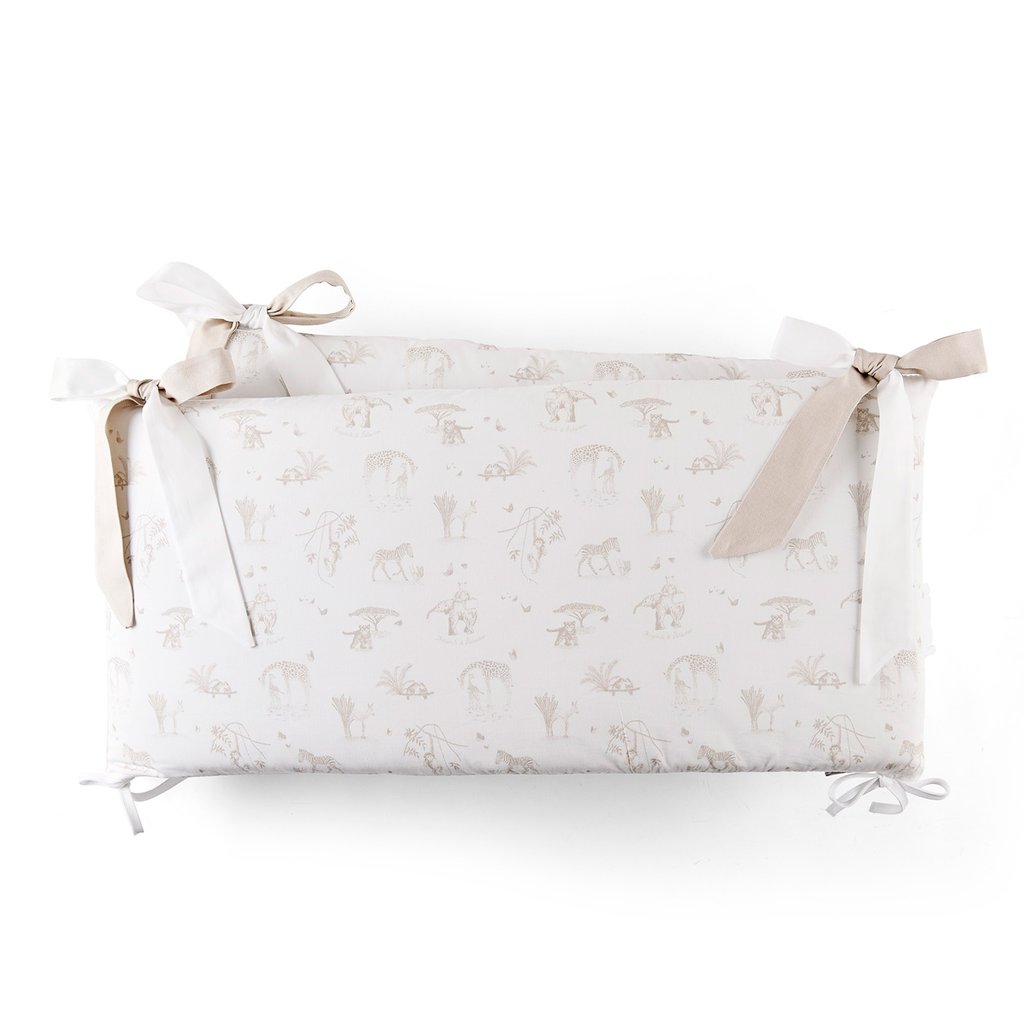 Théophile & Patachou Cot Bed Bumper, Safari