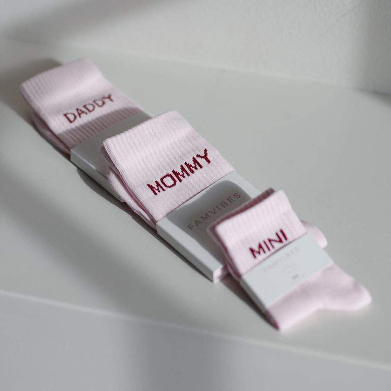 Famvibes Socken Daddy, rosa 1