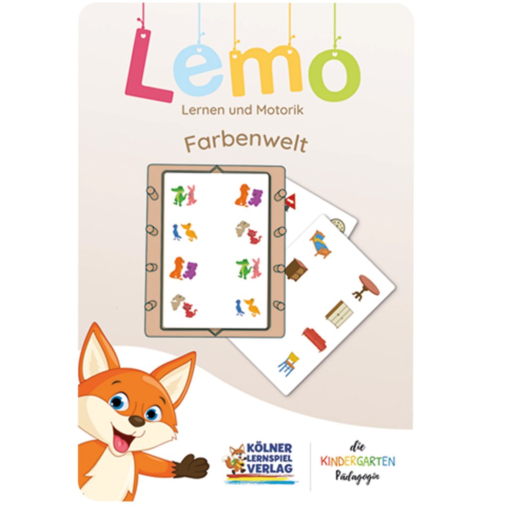 Kölner Lernspielverlag Lemo Kartensatz Farbenwelt (ab 4 Jahre)