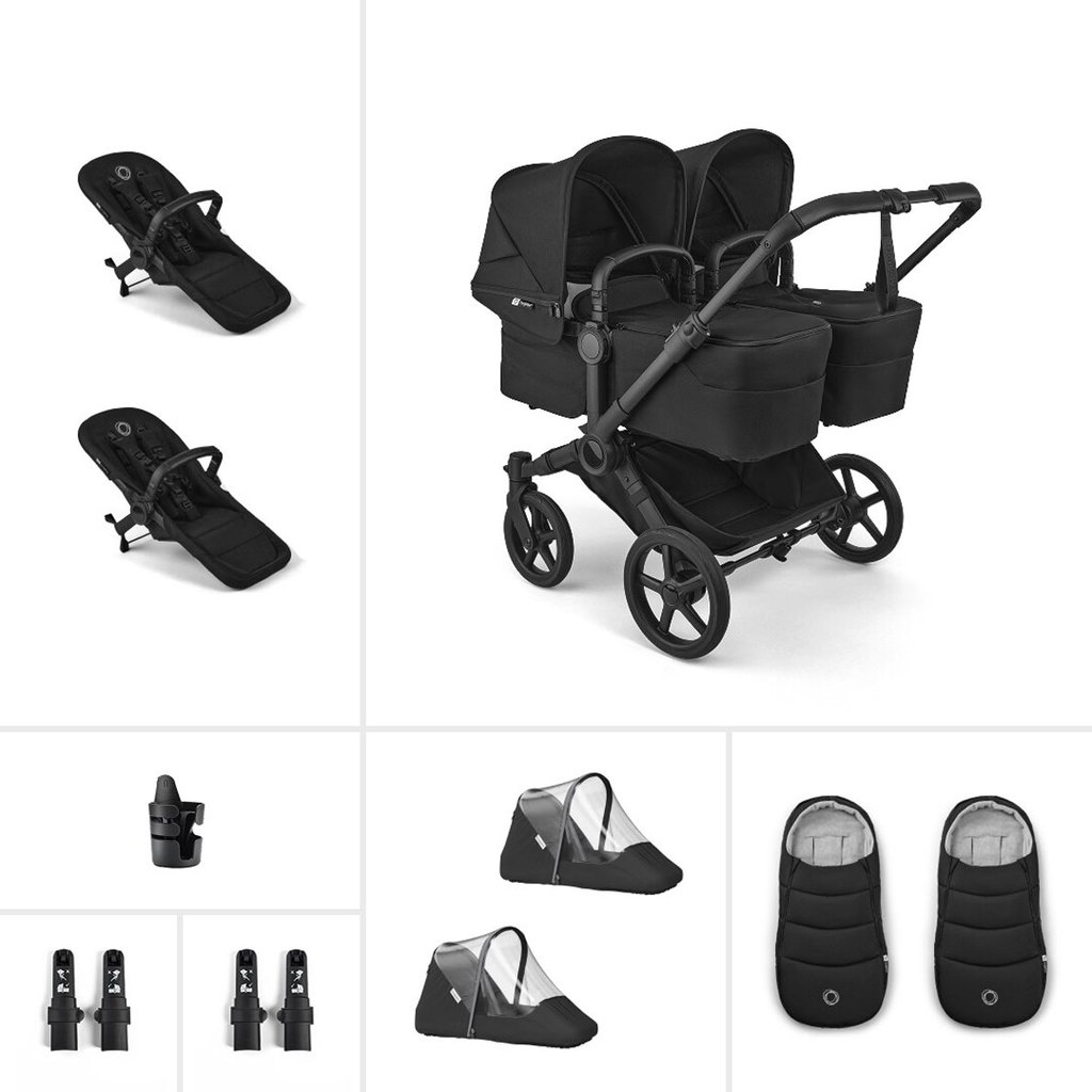 Bugaboo Donkey 6 Twin Essential Stroller Bundle