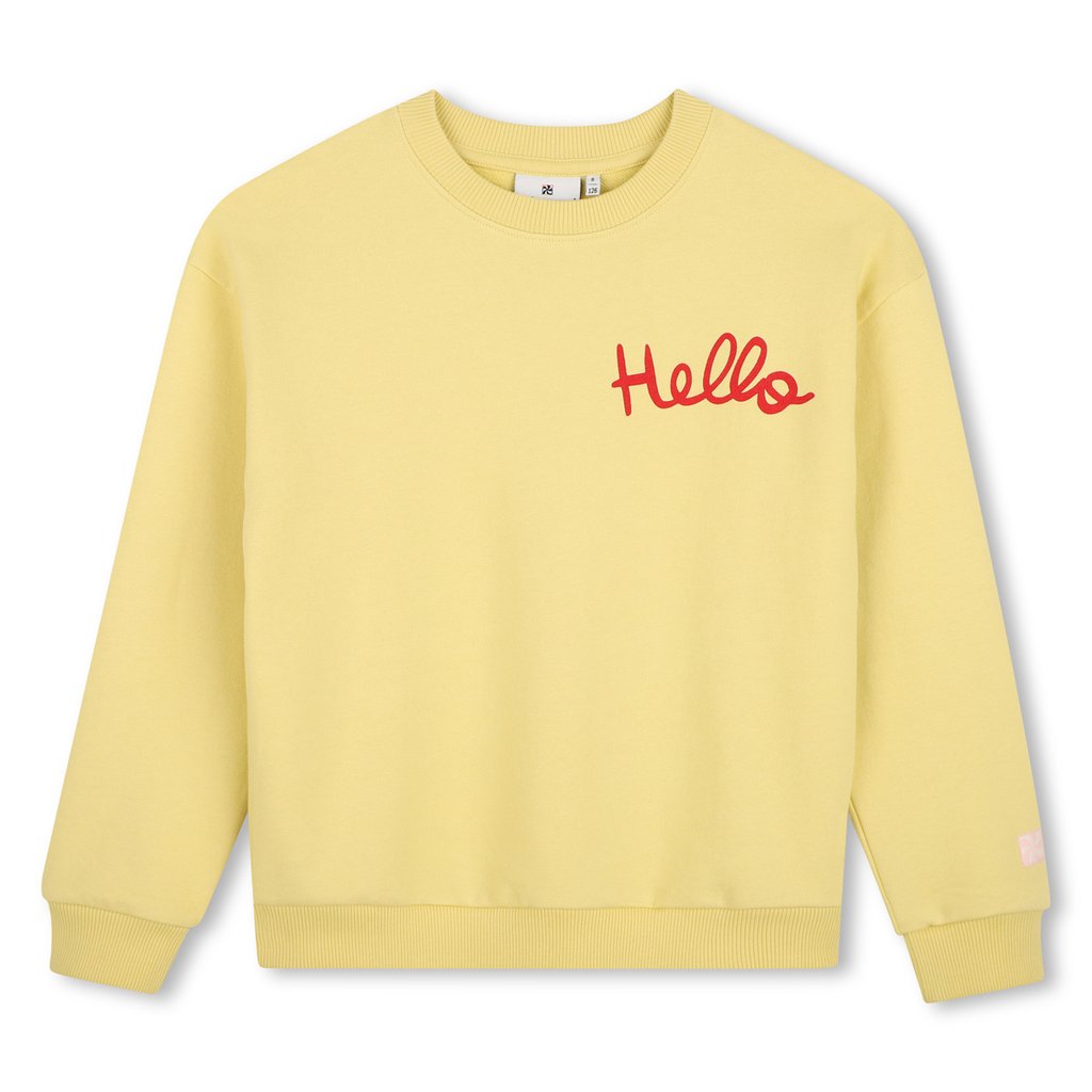 Kids around Sweatshirt Hello, stroh