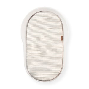 Quax Mamee Inlay Cushion, Natural Collection Stripes