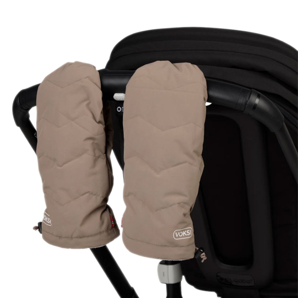 Voksi Handschuhe für Kinderwagen Walnut