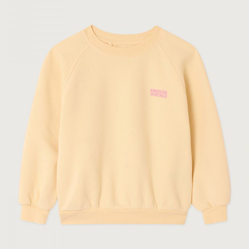 American Vintage Sweatshirt Izubird, Vanille Vintage