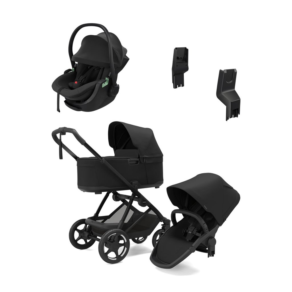 Thule Charm Kinderwagen Bundle schwarz