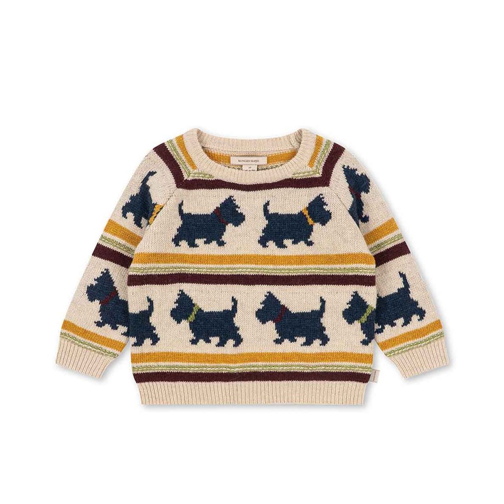 Konges Sløjd Strickpullover Belou Piccolo Scottie