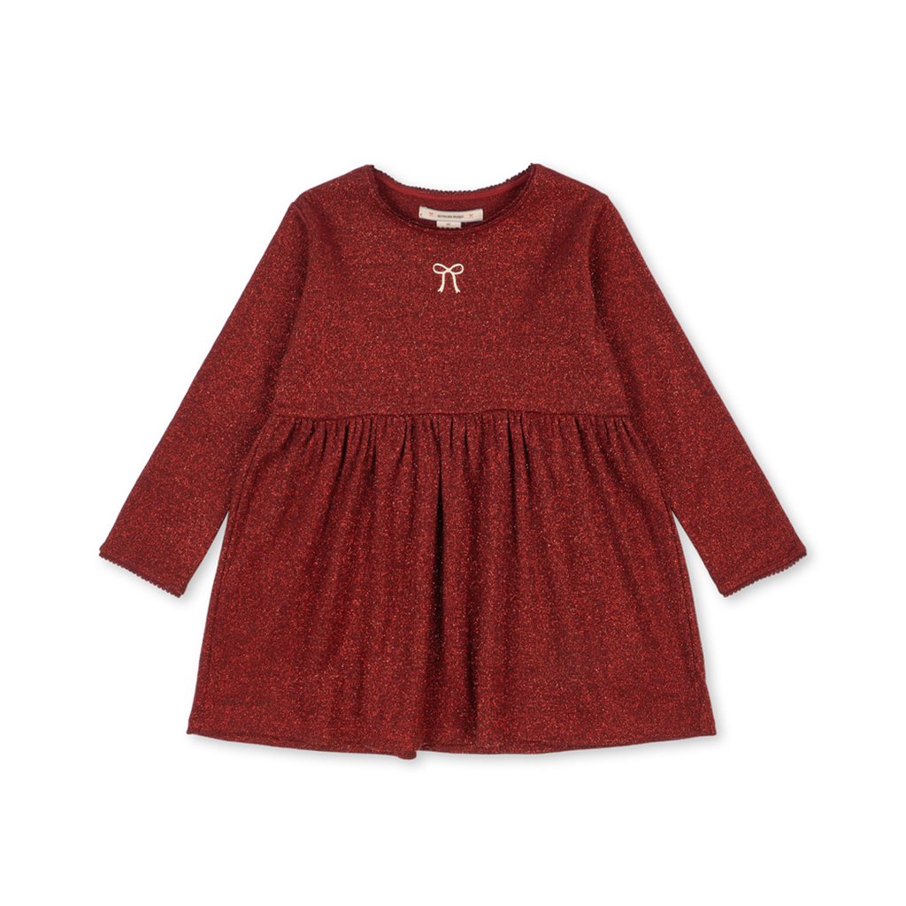 Konges Sløjd Kleid Roli, Red Dahlia